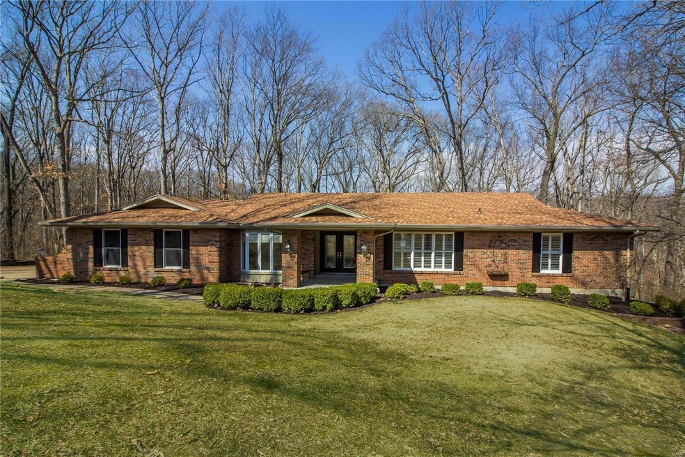 Custom Ranch Home with Brick & Cedar Exterior, loc