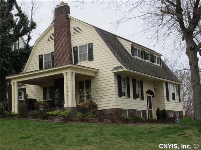 Exterior Front. This lovely home is perched on Ber