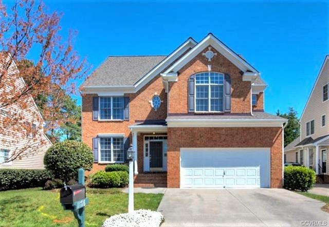 Brick Front, 3 level home in Parsons Walk at Twin 