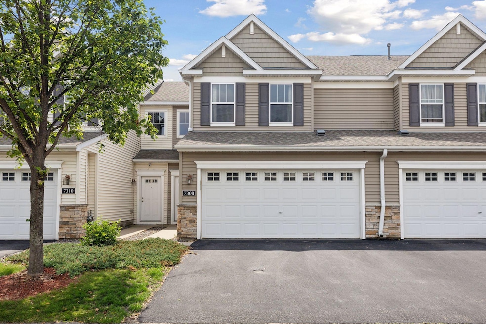 two-car garage + additional guest parking