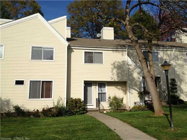 Exterior Front. Townhouse Style