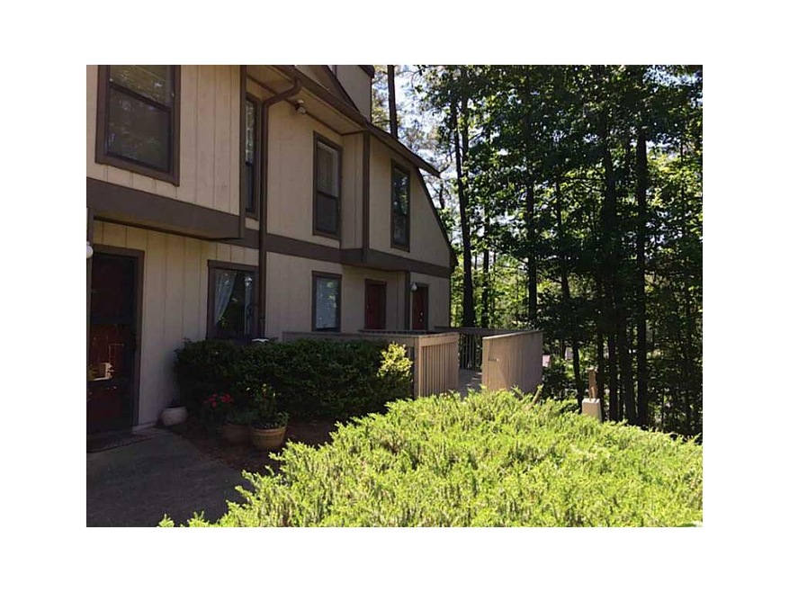 Exterior Front. Private end unit