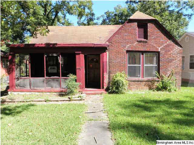 Front elevation with porch