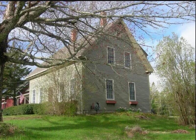 East and north side of house.