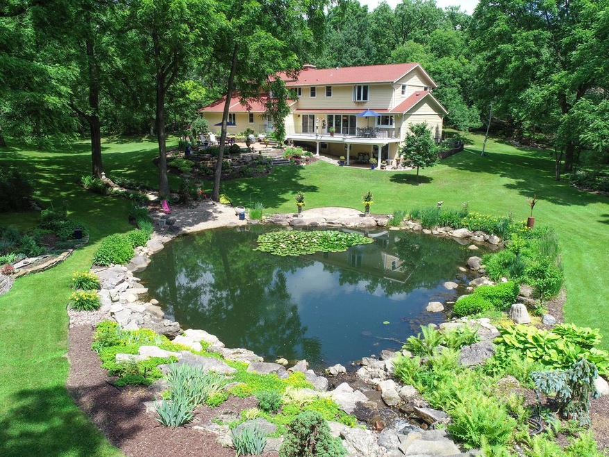 Pond and House