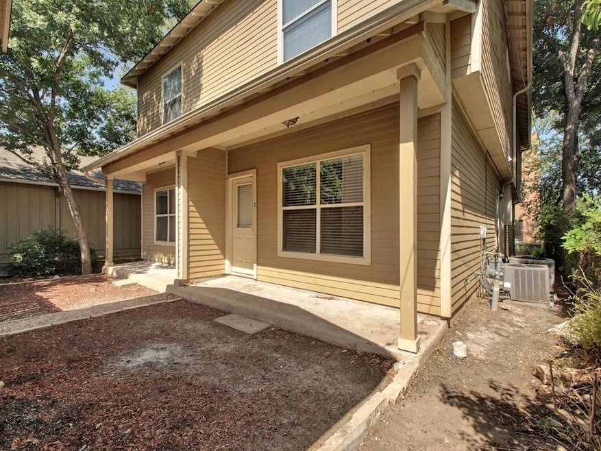 Property entrance featuring covered porch