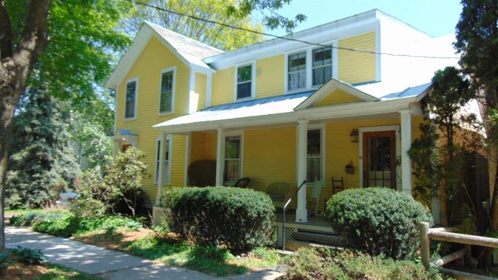 Looking at the home from East Avenue