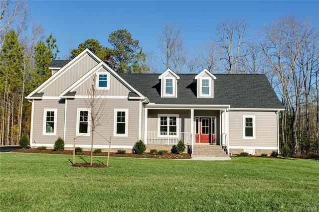 Front Elevation of Model Home.  Elevation/Options/