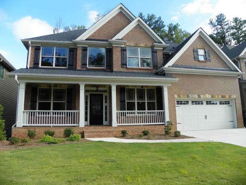 Exterior Front. Stately Brick Traditional Home