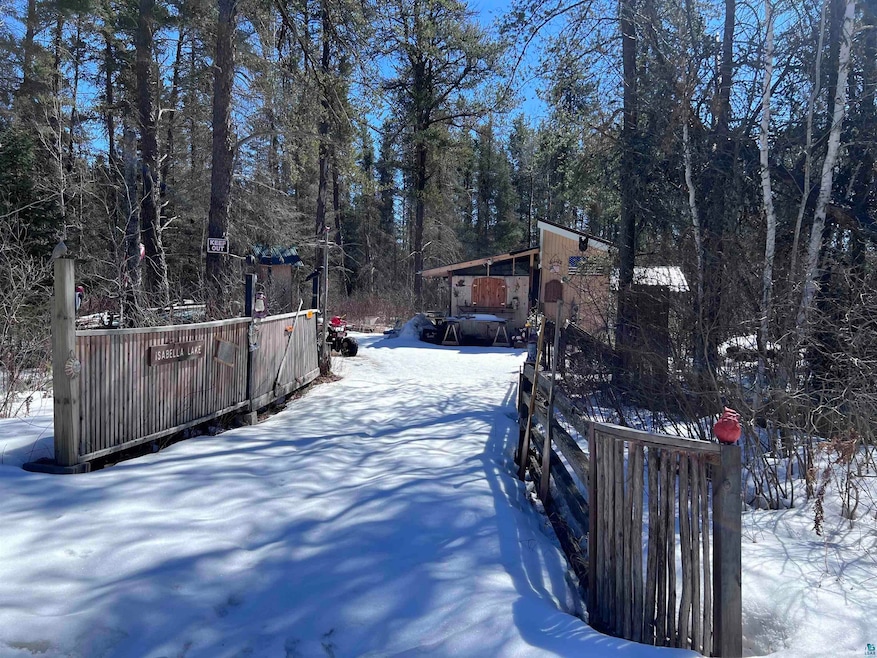 View of snowy yard
