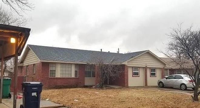 View of single story home