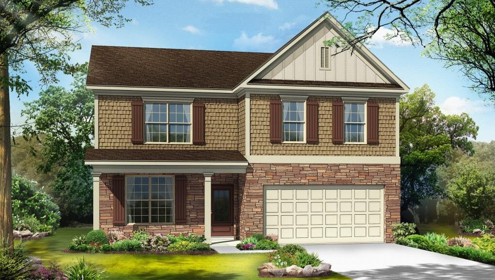 Color Rendering of Plan & Elevation.