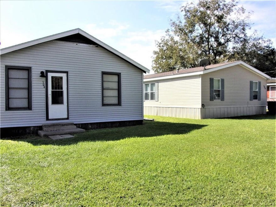 Front Exterior:   504 Beaugh Road on Left (2BR/1BA