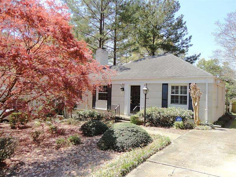 You cannot beat the location, charm or potential of this intown bungalow.