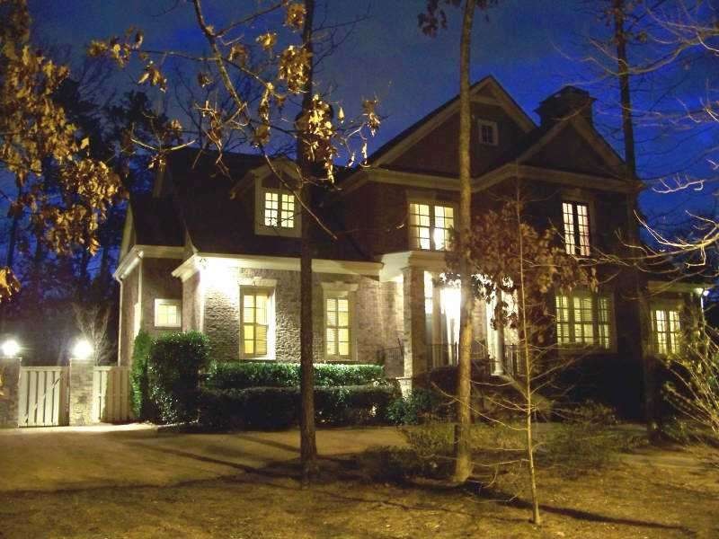 Exterior Front. Stately custom brick and stone mas