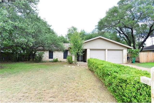 Large front yard with Large Trees