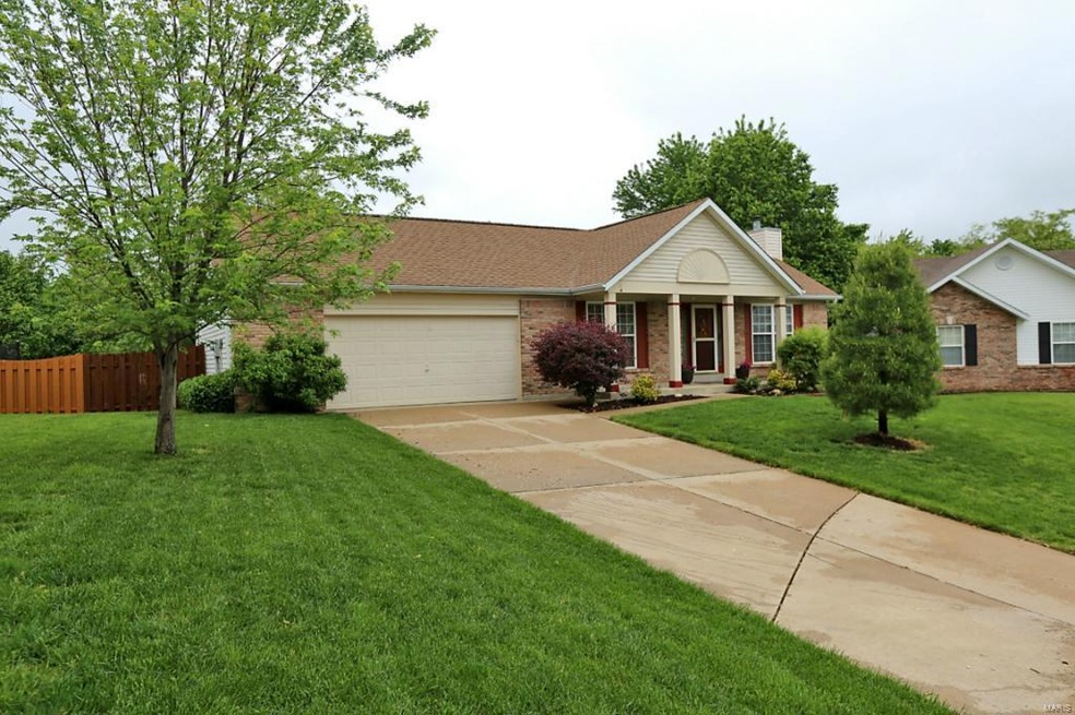 Mostly Brick front Elevation.