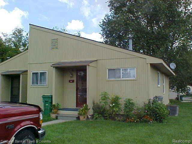 Front of one building