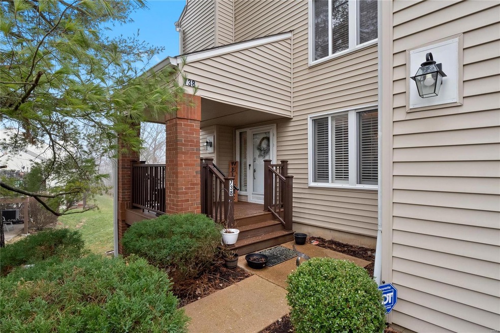 Beautiful maintenance free private front deck