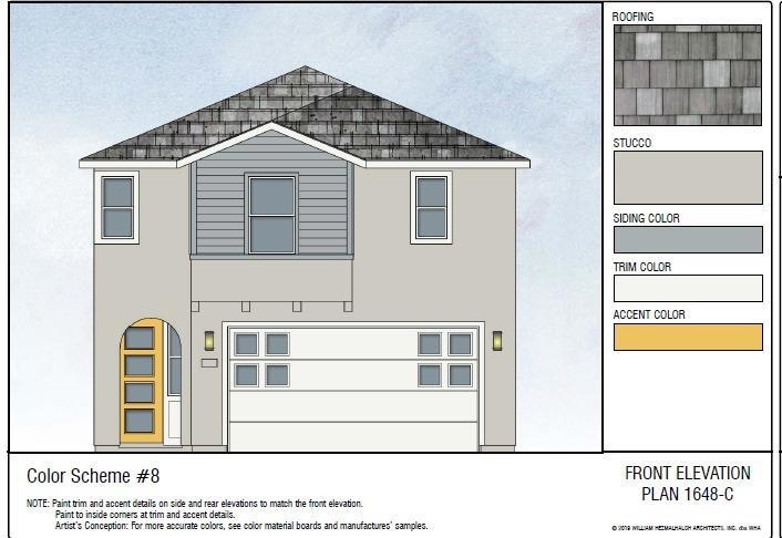 Not actual home, This is a rendering