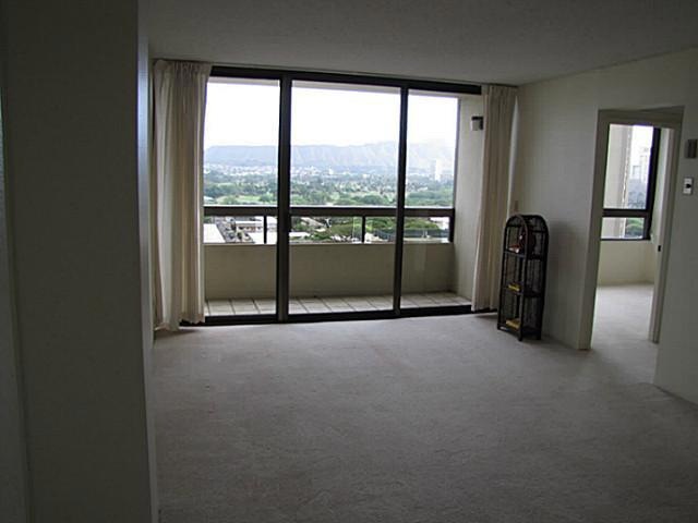 View of Diamond Head as you walk in the door