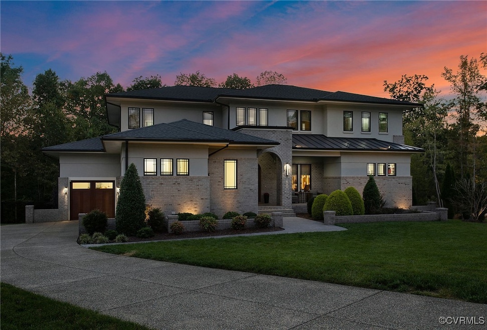 Front of 16418 Fleetwood Rd, located on a very pri