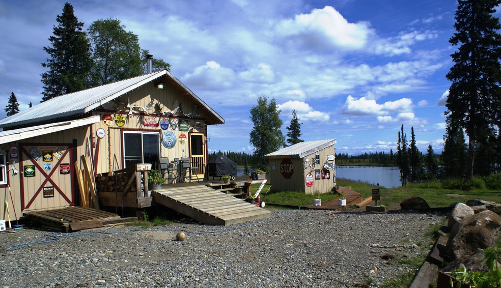 Cabin view of Jake Lake