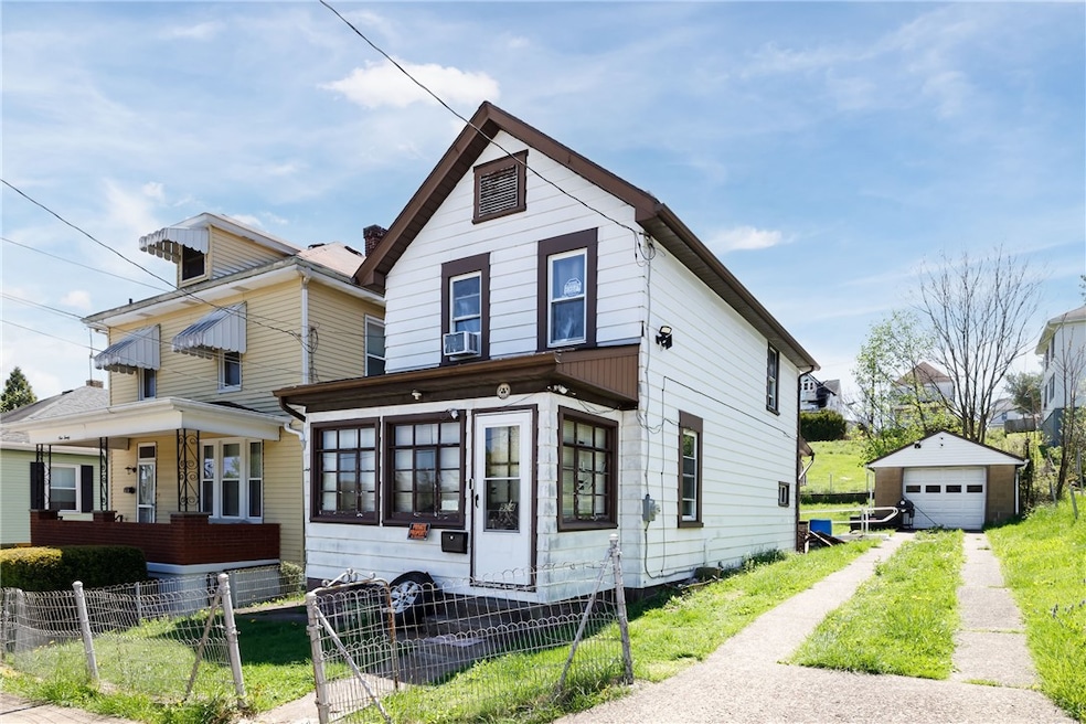 Welcome to 924 Locust St in the heart of Monessen! Enjoy ample off street parking and a detached garage.