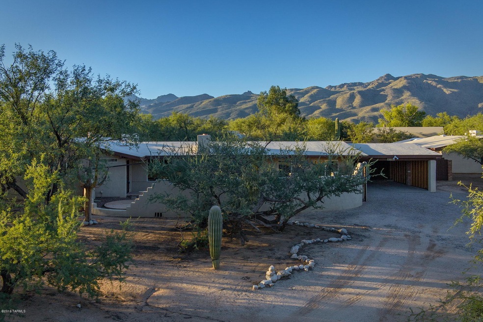 Front with view of Mountains