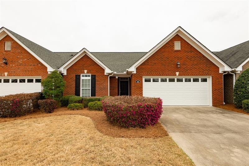 Landscaped Front Entrance to Home.
