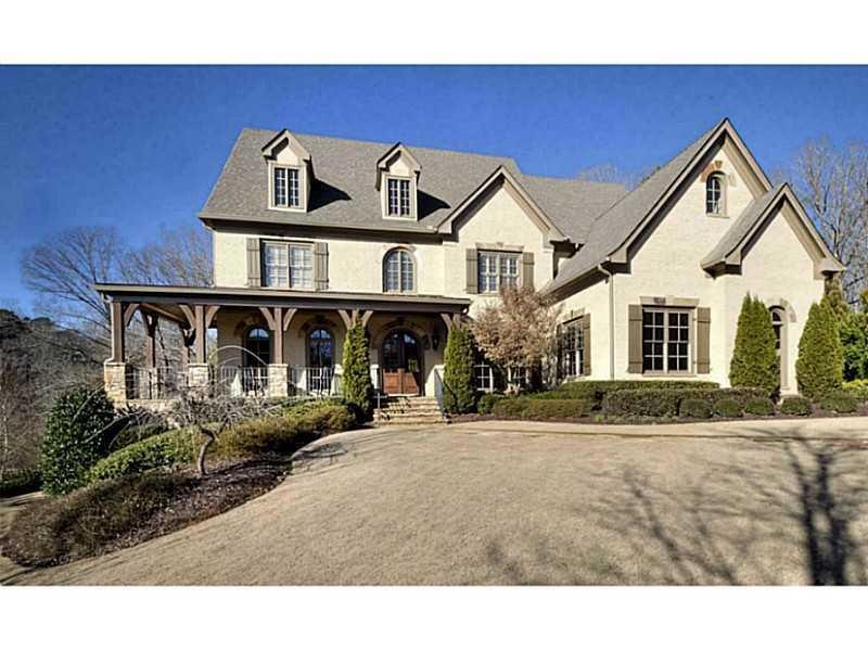 Exterior Front. Beautiful  4-sides brick and stone