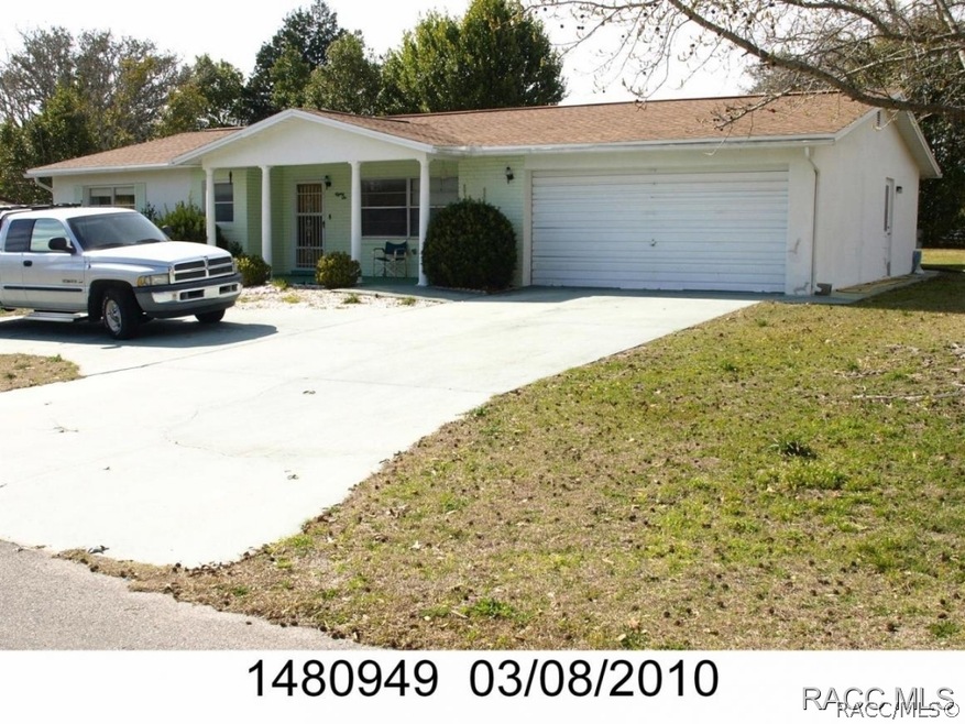 Front view, circular drive