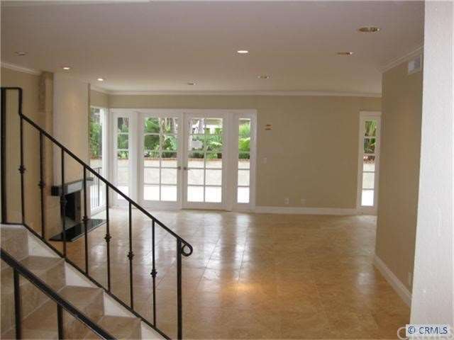 French doors lead to spacious patio