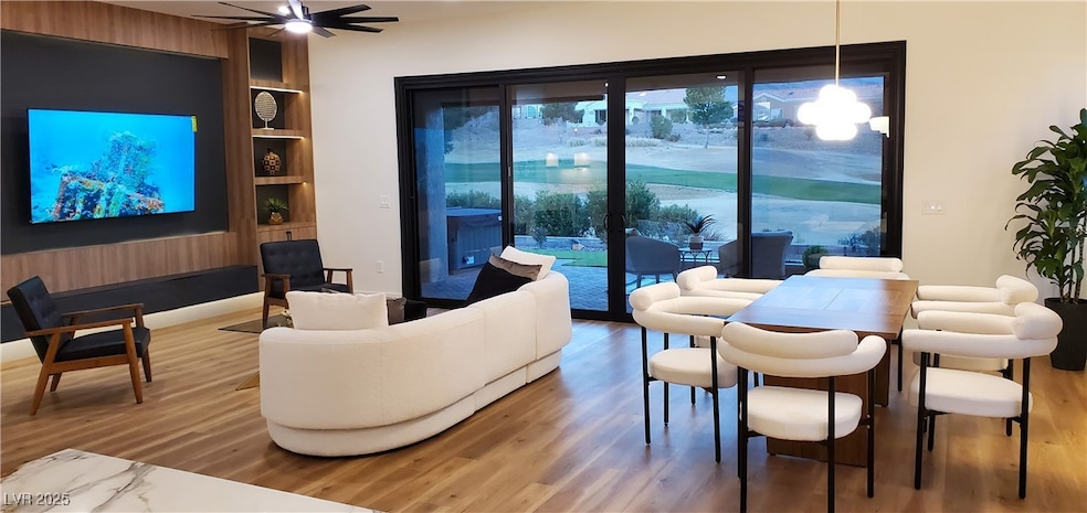 Family Room Area at Night