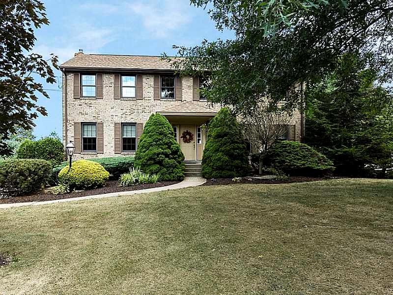 Exterior Front. Two story colonial with lovely grounds