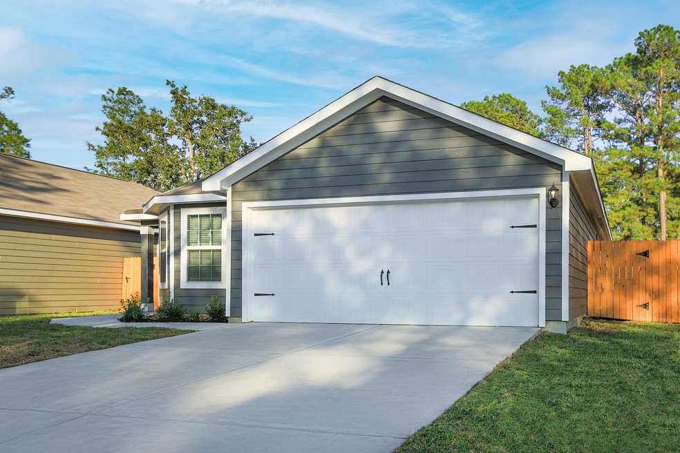 This an example of the Pecos floor plan home being built at 23048 Shakespeare drive in Magnolia in the beautiful community of Williams Trace.