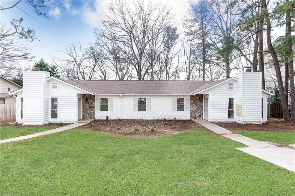 Front Exterior of Duplex. Unit B is to the right.