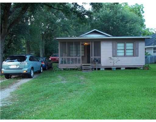 Photo. House sits on a 50 x 150 shaded lot