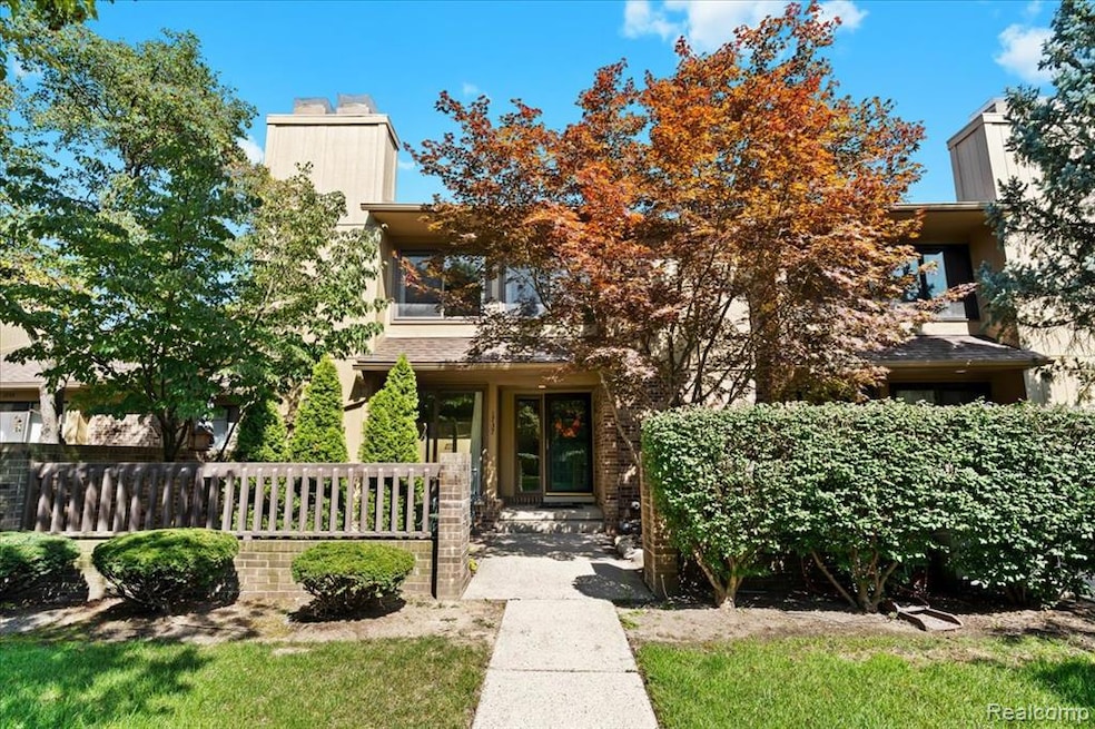 View of front of property featuring a chimney
