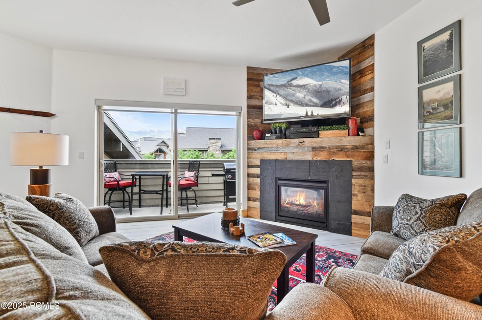 Open floor plan and deck