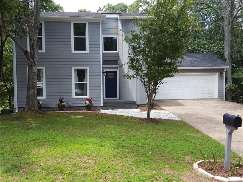Contemporary design with all new siding, paint, an