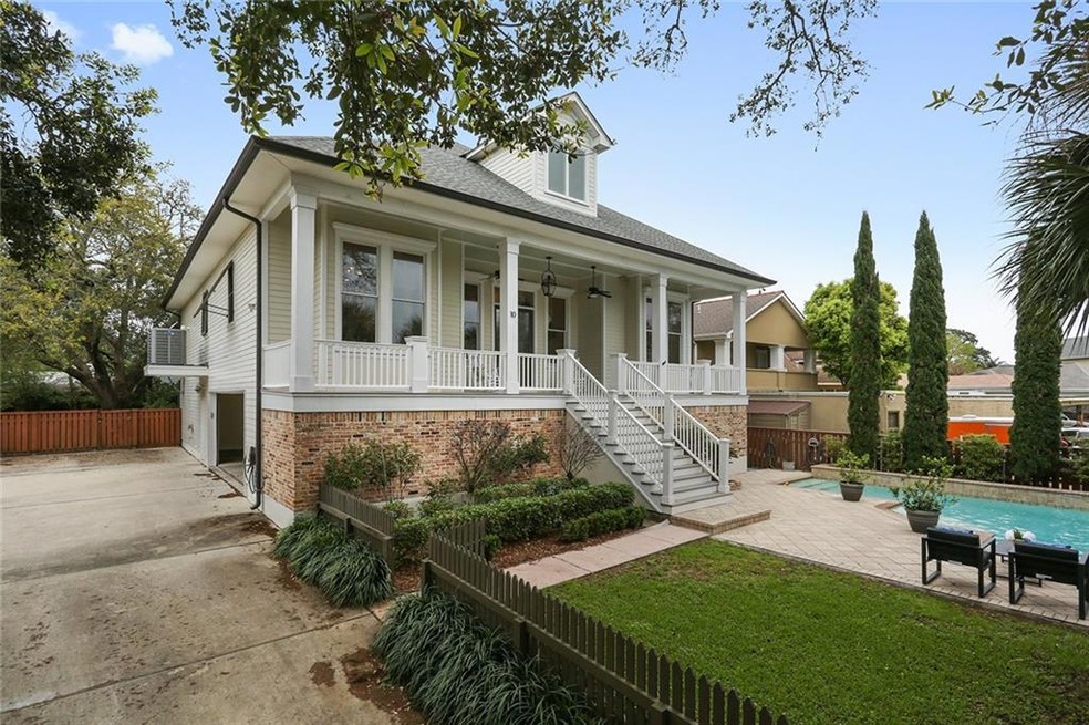 As you enter the driveway on the left of the home,