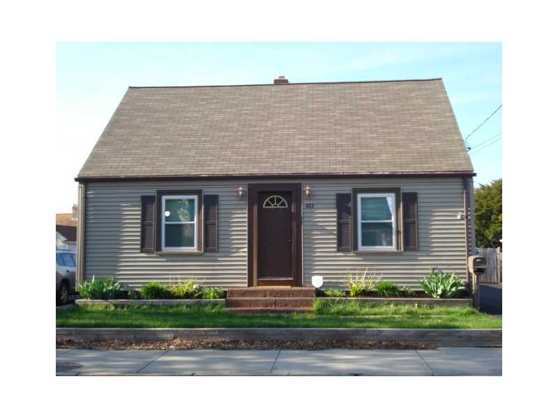 Exterior Front. Maintenance free vinyl siding