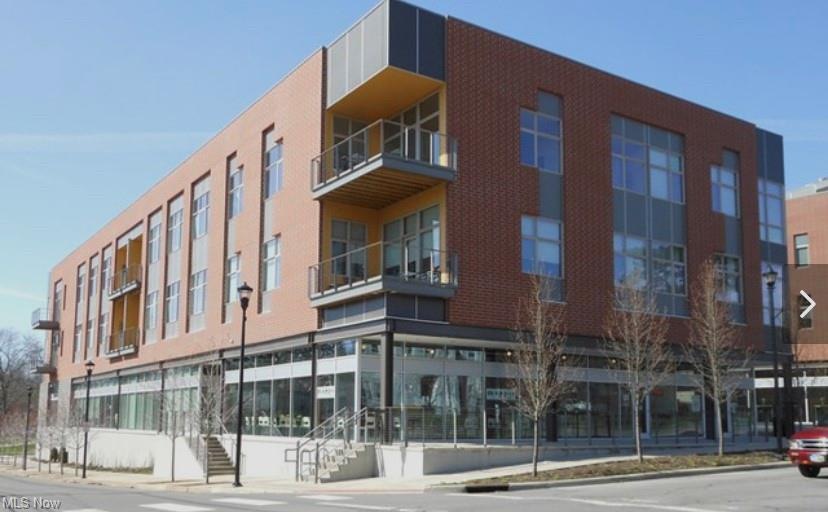 front of building.  Unit 216 is east and south fac
