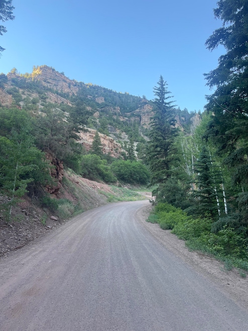 The view on the way in.