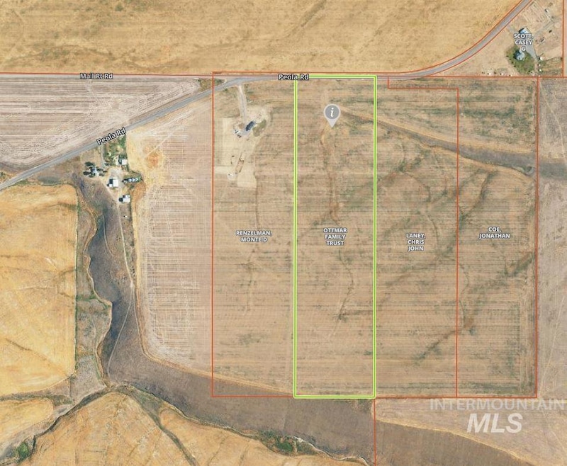 Map of property location with property boundaries highlighted