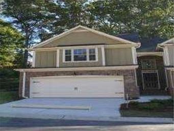 Exterior Front. The Brookton floor plan on home si