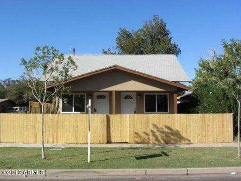 Front of Remodeled Duplex
