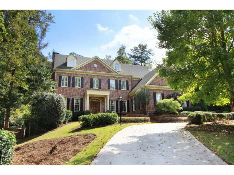 Exterior Front. This four sided brick home is on a