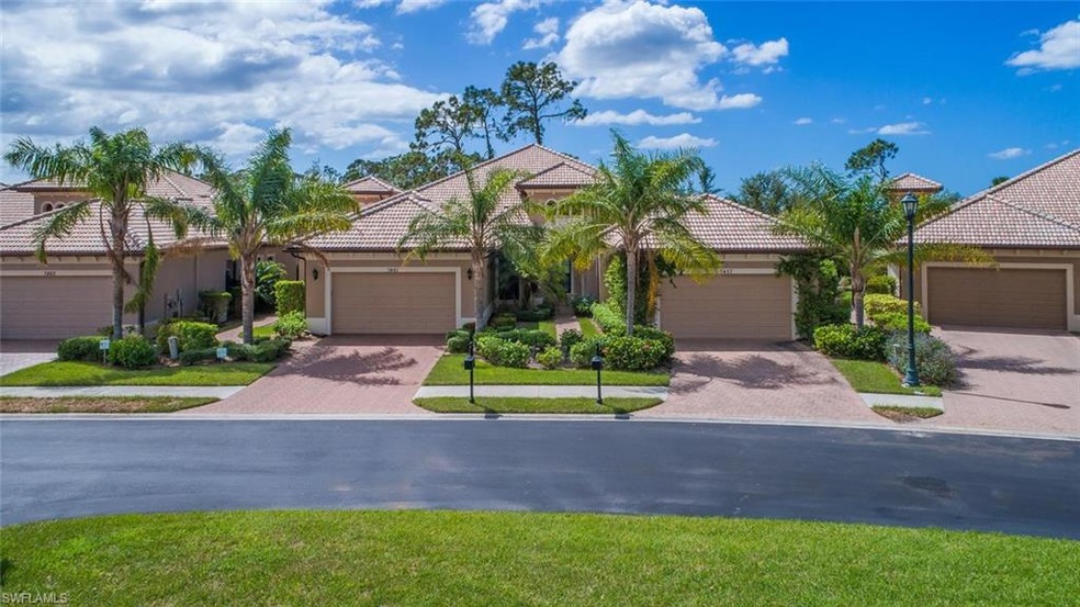 Great curb appeal with brick paver driveway and to